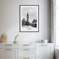 London Portrait B&W No 1 Poster