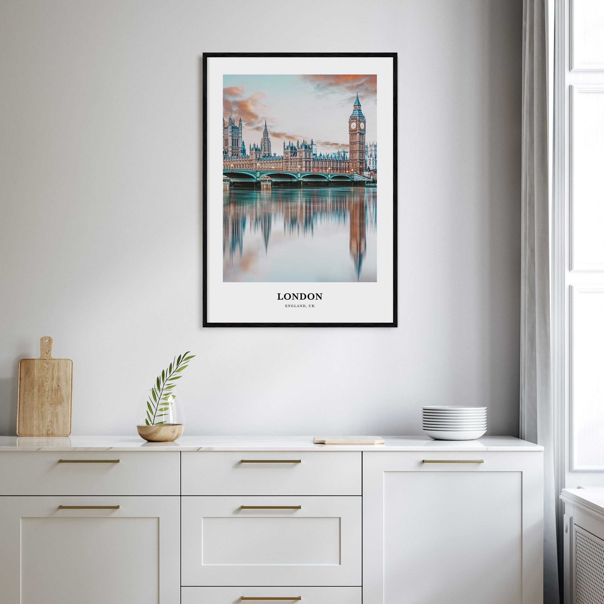London Portrait Color No 1 Poster