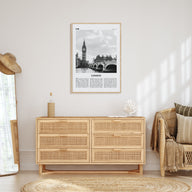 London Travel B&W No 1 Poster