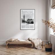 London Travel B&W No 1 Poster