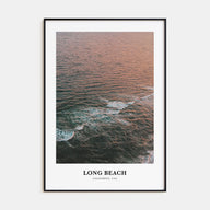Long Beach Portrait Color Poster