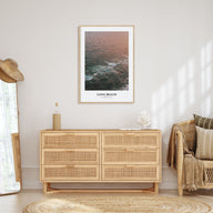 Long Beach Portrait Color Poster