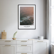 Long Beach Portrait Color Poster