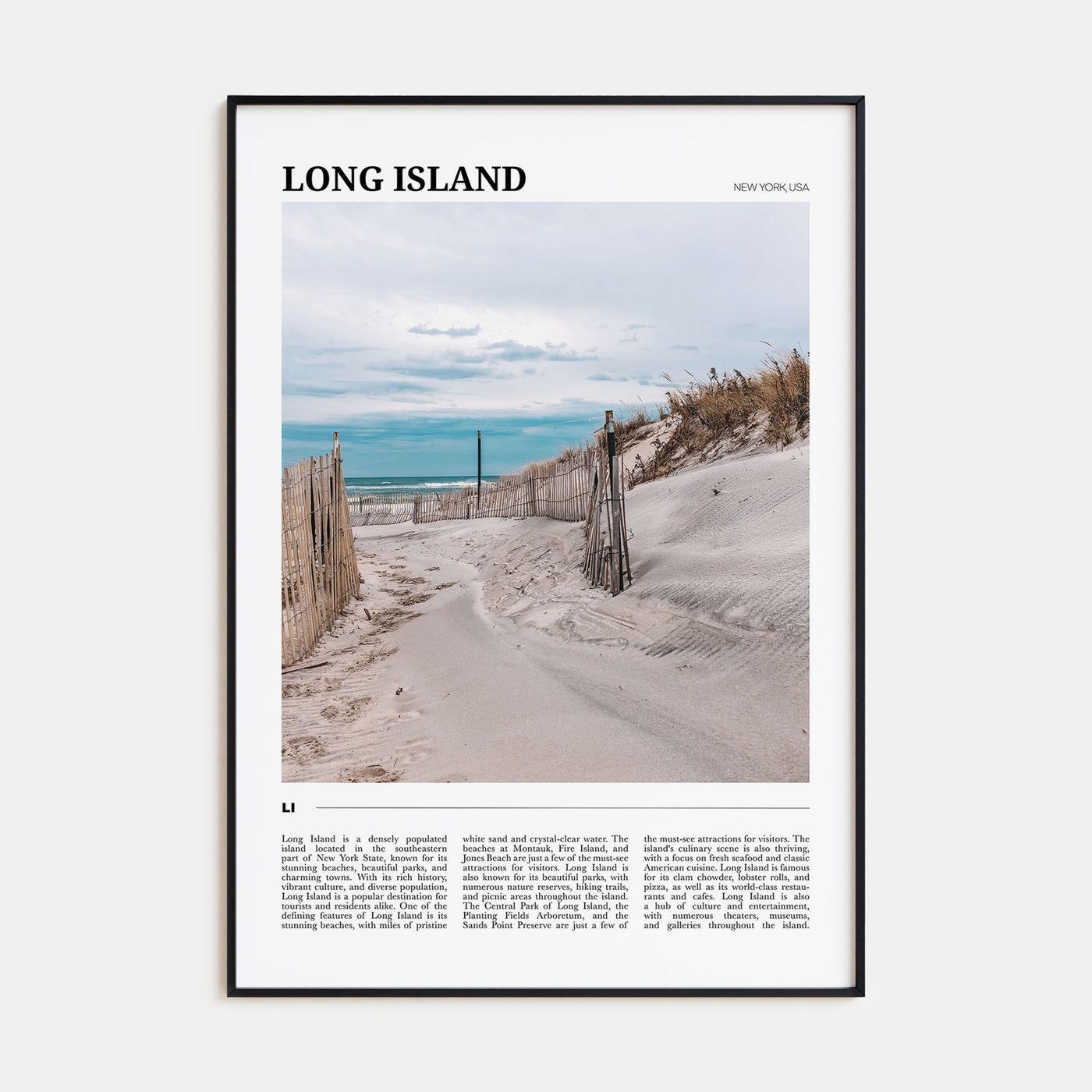 Long Island Travel Color No 2 Poster