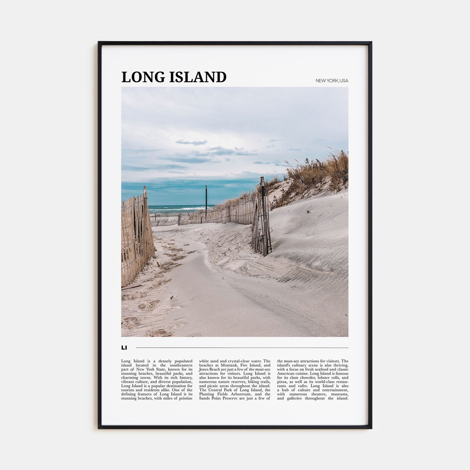 Long Island Travel Color No 2 Poster
