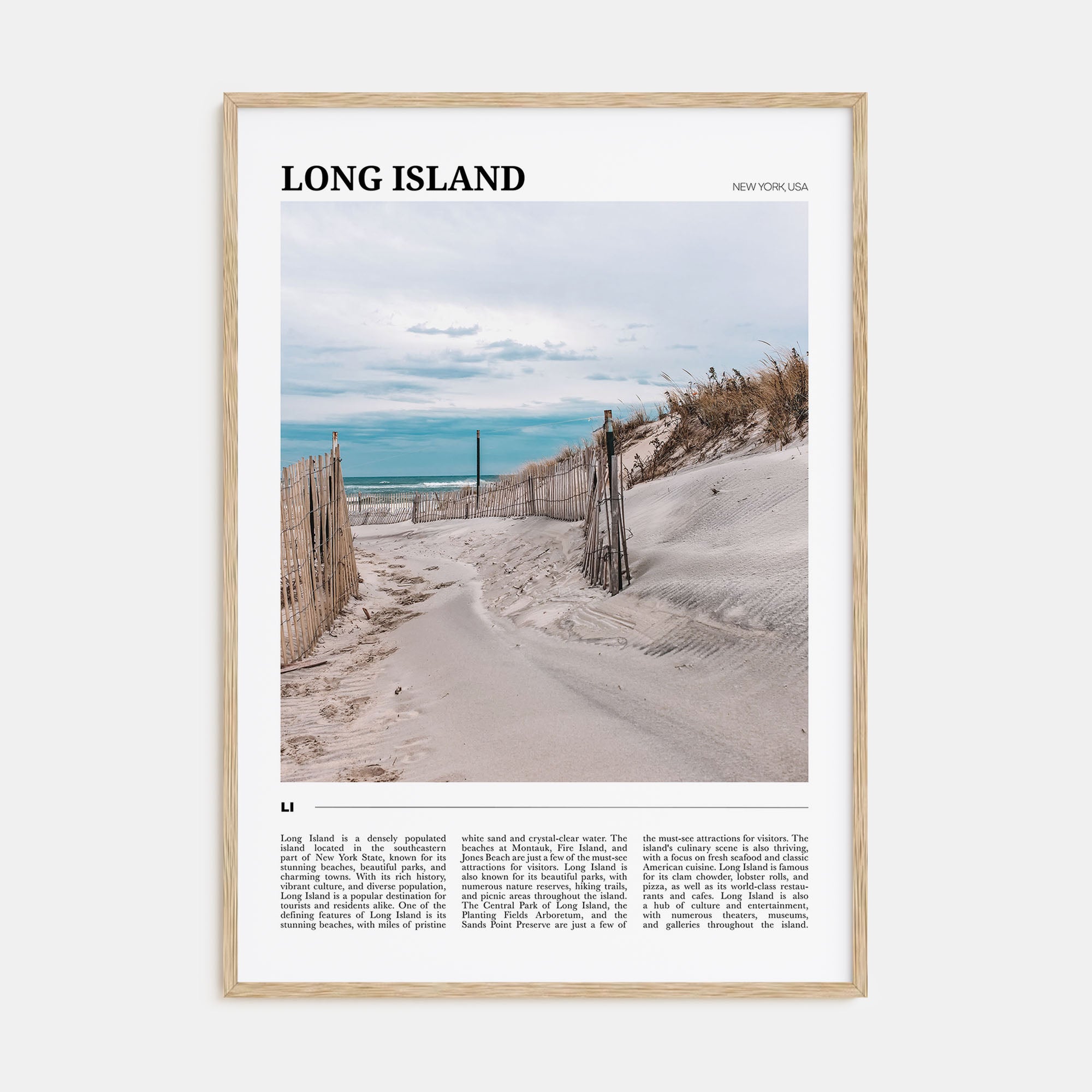Long Island Travel Color No 2 Poster