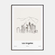 Los Angeles Drawn No 1 Poster