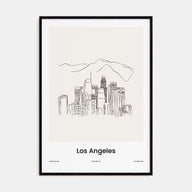 Los Angeles Drawn No 1 Poster