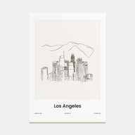 Los Angeles Drawn No 1 Poster