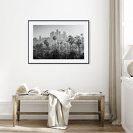 Los Angeles Landscape B&W Poster