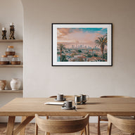 Los Angeles Landscape Color Poster