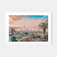 Los Angeles Landscape Color Poster
