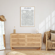Los Angeles Map Portrait Poster