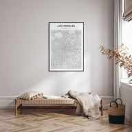 Los Angeles Map Portrait Poster