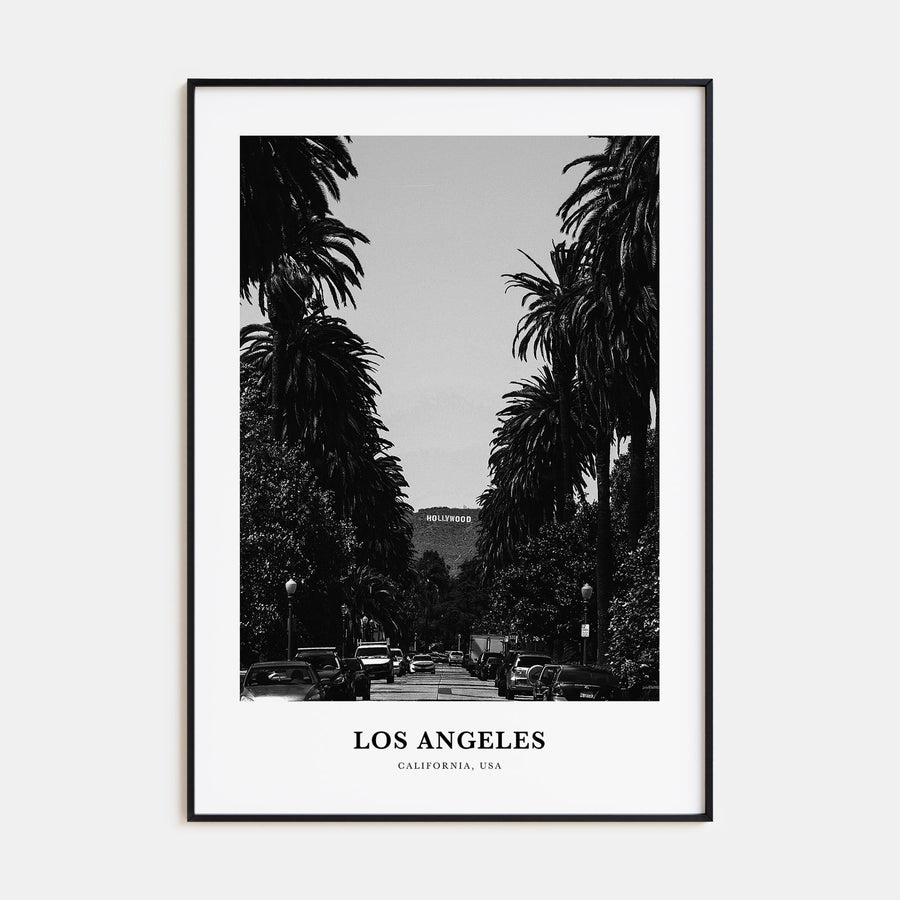 Los Angeles Portrait B&W No 2 Poster