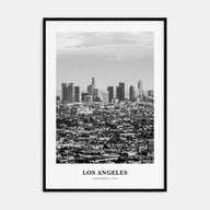 Los Angeles Portrait B&W No 3 Poster