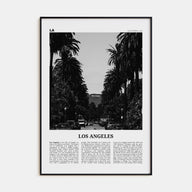 Los Angeles Travel B&W No 1 Poster