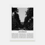 Los Angeles Travel B&W No 1 Poster