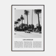 Los Angeles Travel B&W No 2 Poster