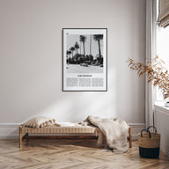 Los Angeles Travel B&W No 2 Poster