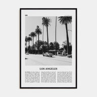 Los Angeles Travel B&W No 2 Poster