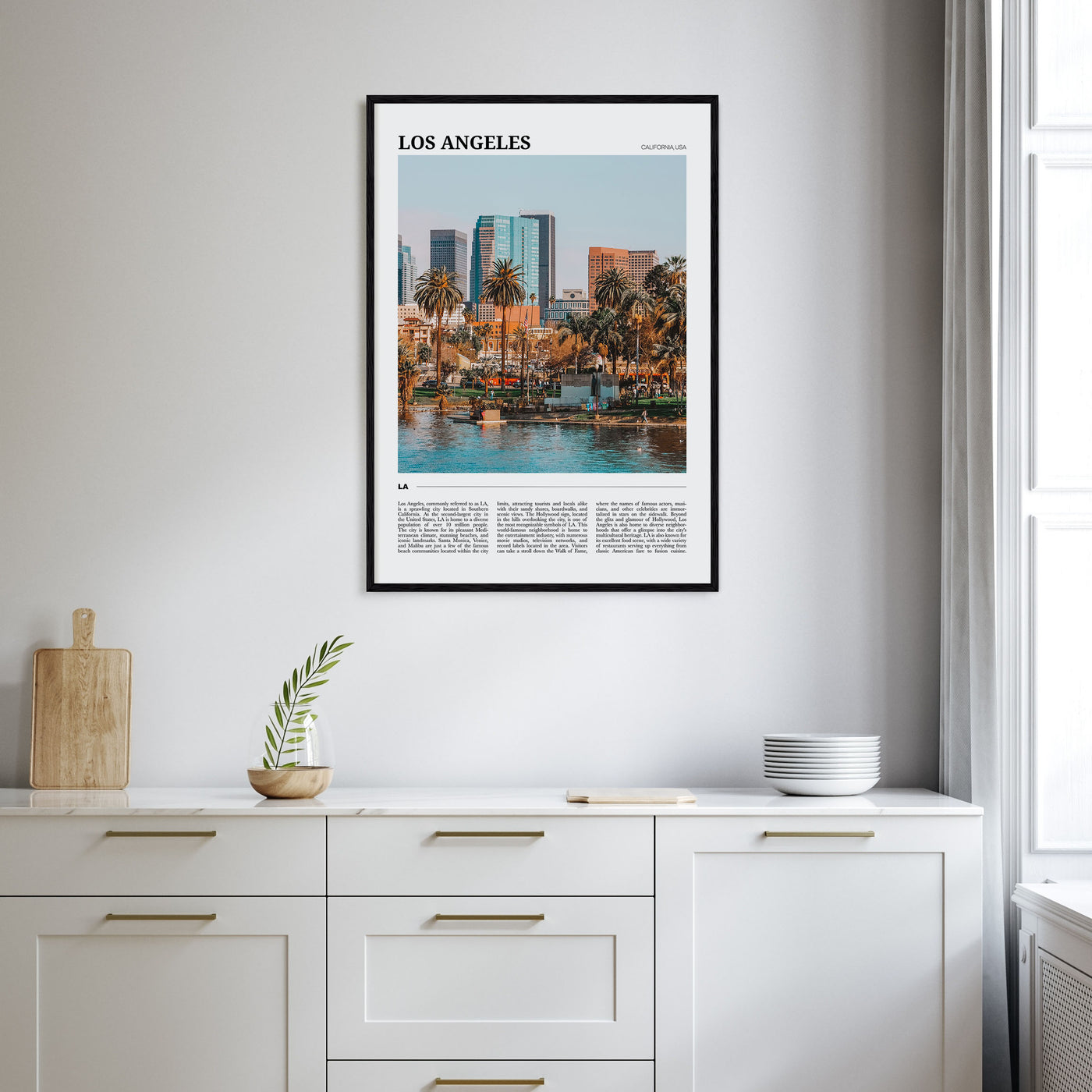 Los Angeles Travel Color No 1 Poster
