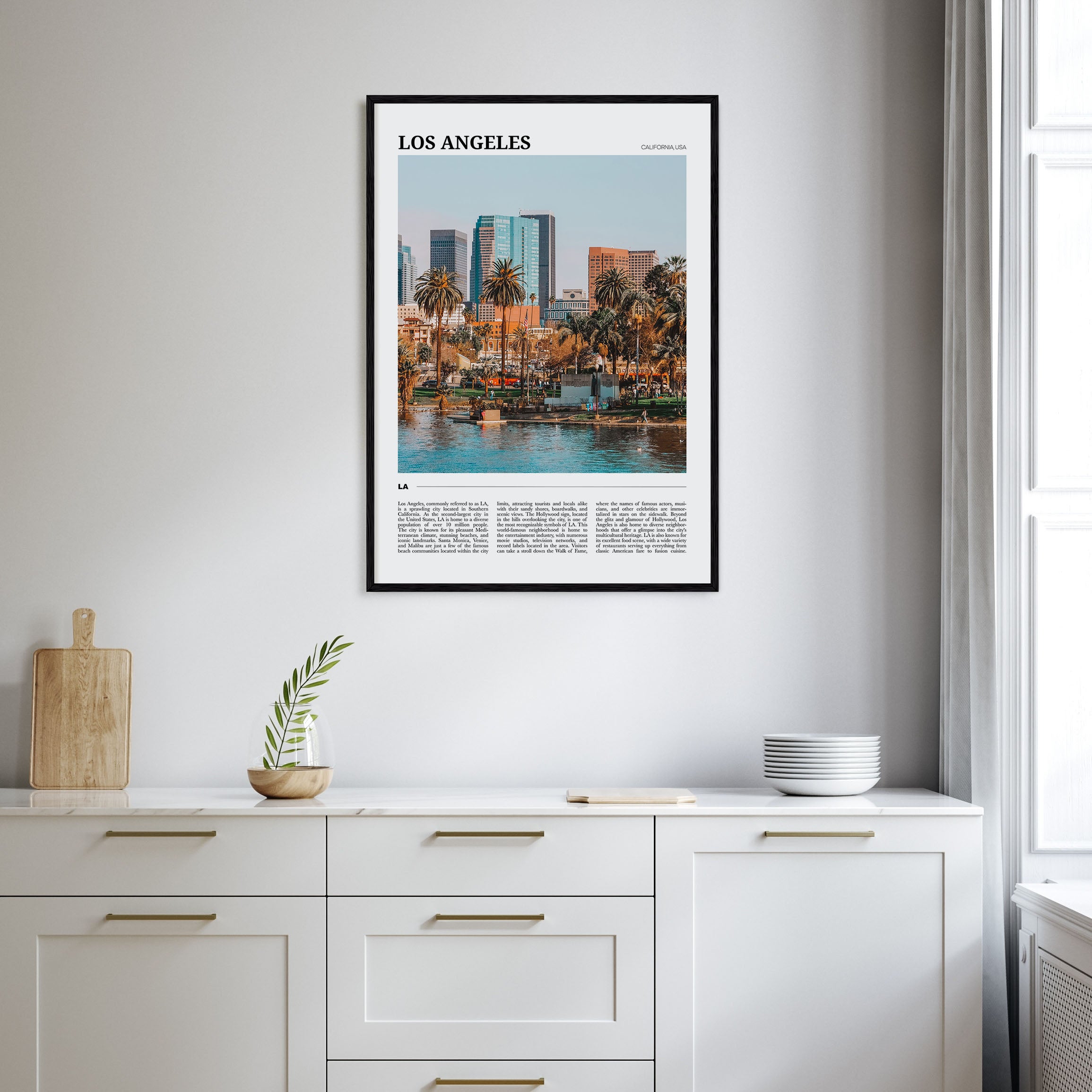 Los Angeles Travel Color No 1 Poster