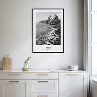 Maui Portrait B&W No 1 Poster