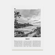 Maui Travel B&W No 1 Poster