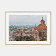 Mexico City Landscape Color Poster