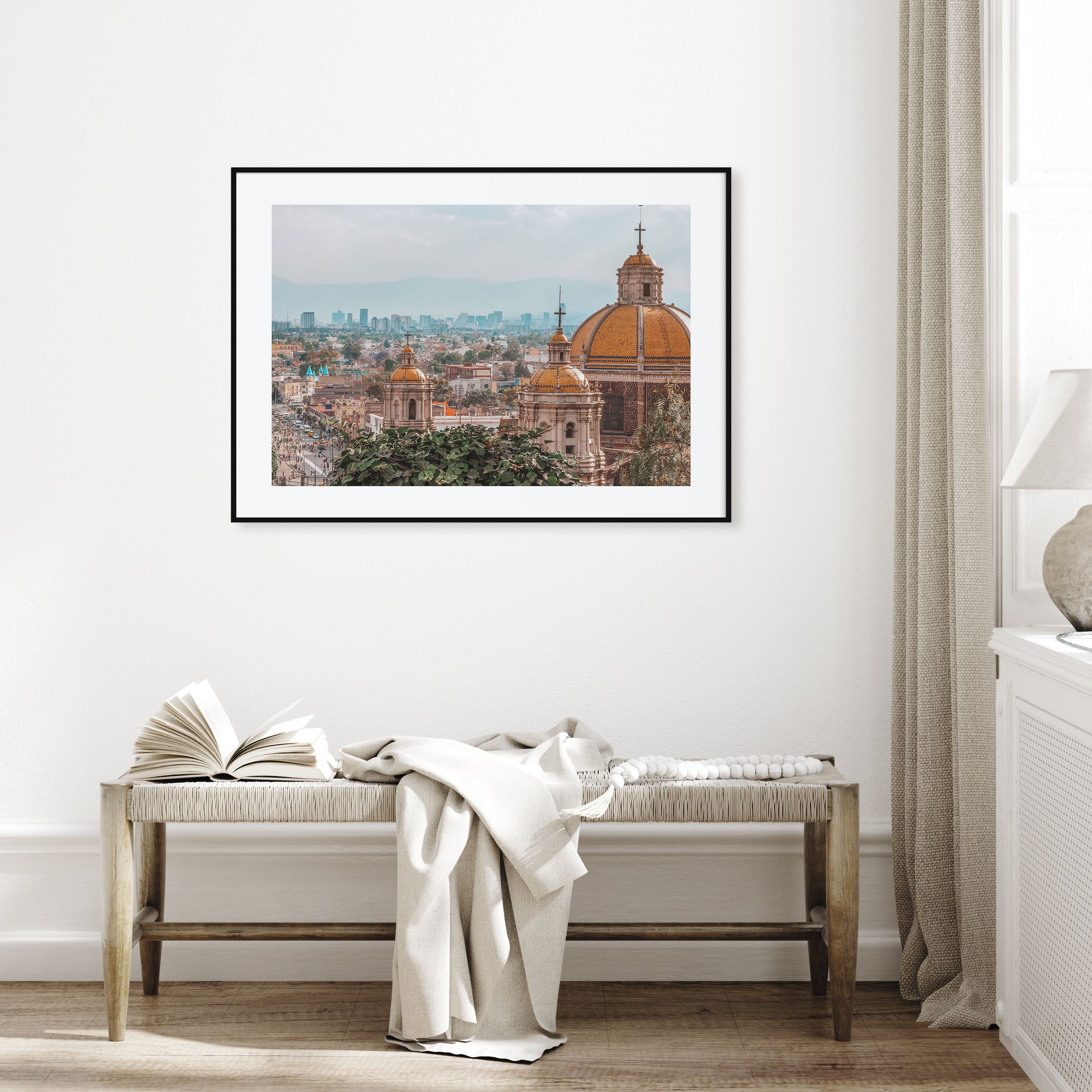 Mexico City Landscape Color Poster