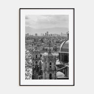 Mexico City Photo B&W Poster