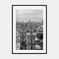 Mexico City Photo B&W Poster