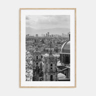 Mexico City Photo B&W Poster