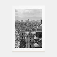 Mexico City Photo B&W Poster