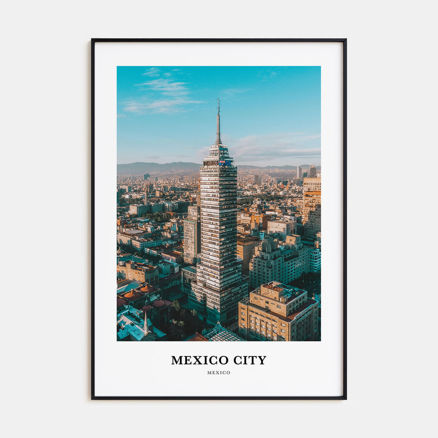 Mexico City Portrait Color No 1 Poster