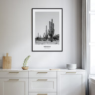 Mexico Portrait B&W No 1 Poster