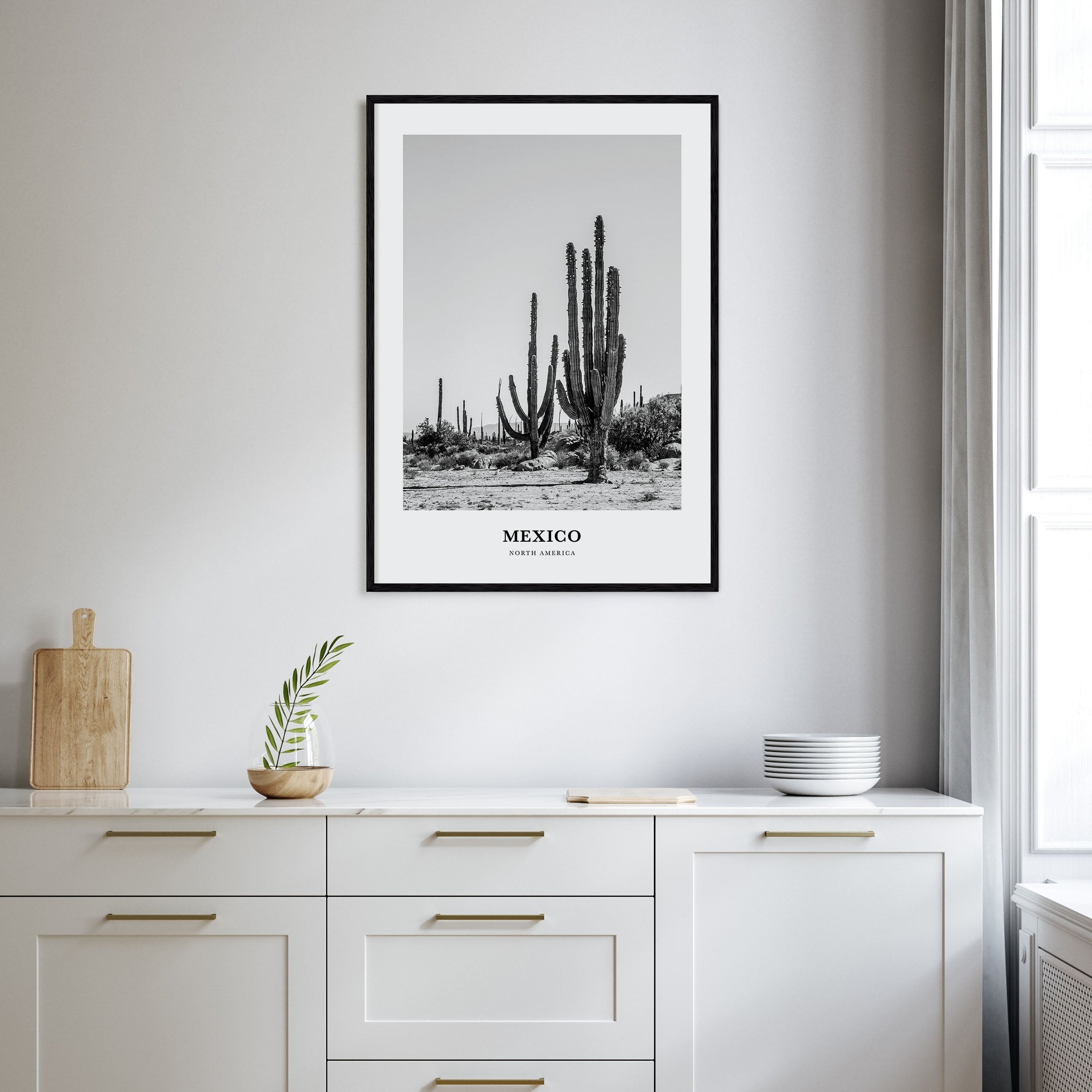 Mexico Portrait B&W No 1 Poster