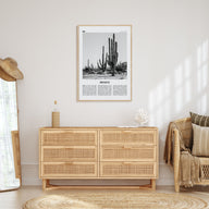 Mexico Travel B&W No 1 Poster
