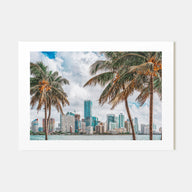 Miami Landscape Color Poster