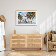 Miami Landscape Color Poster