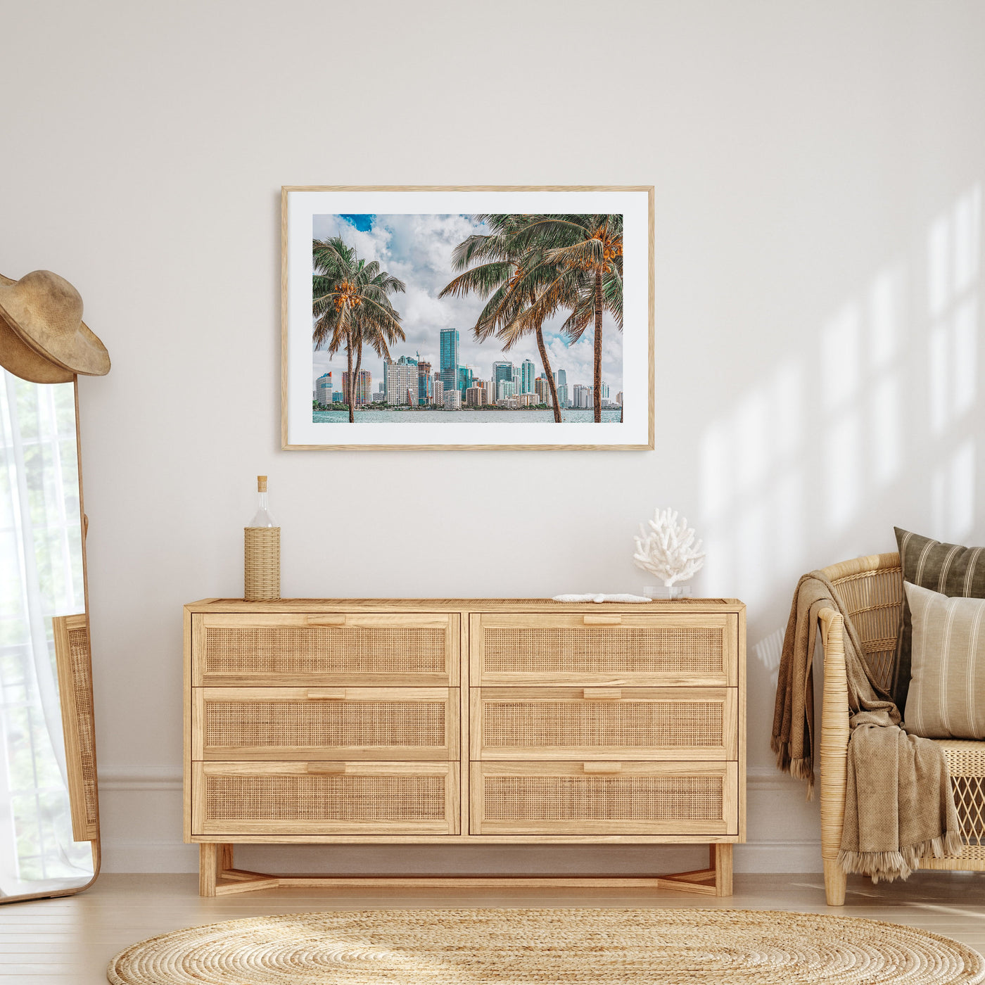 Miami Landscape Color Poster
