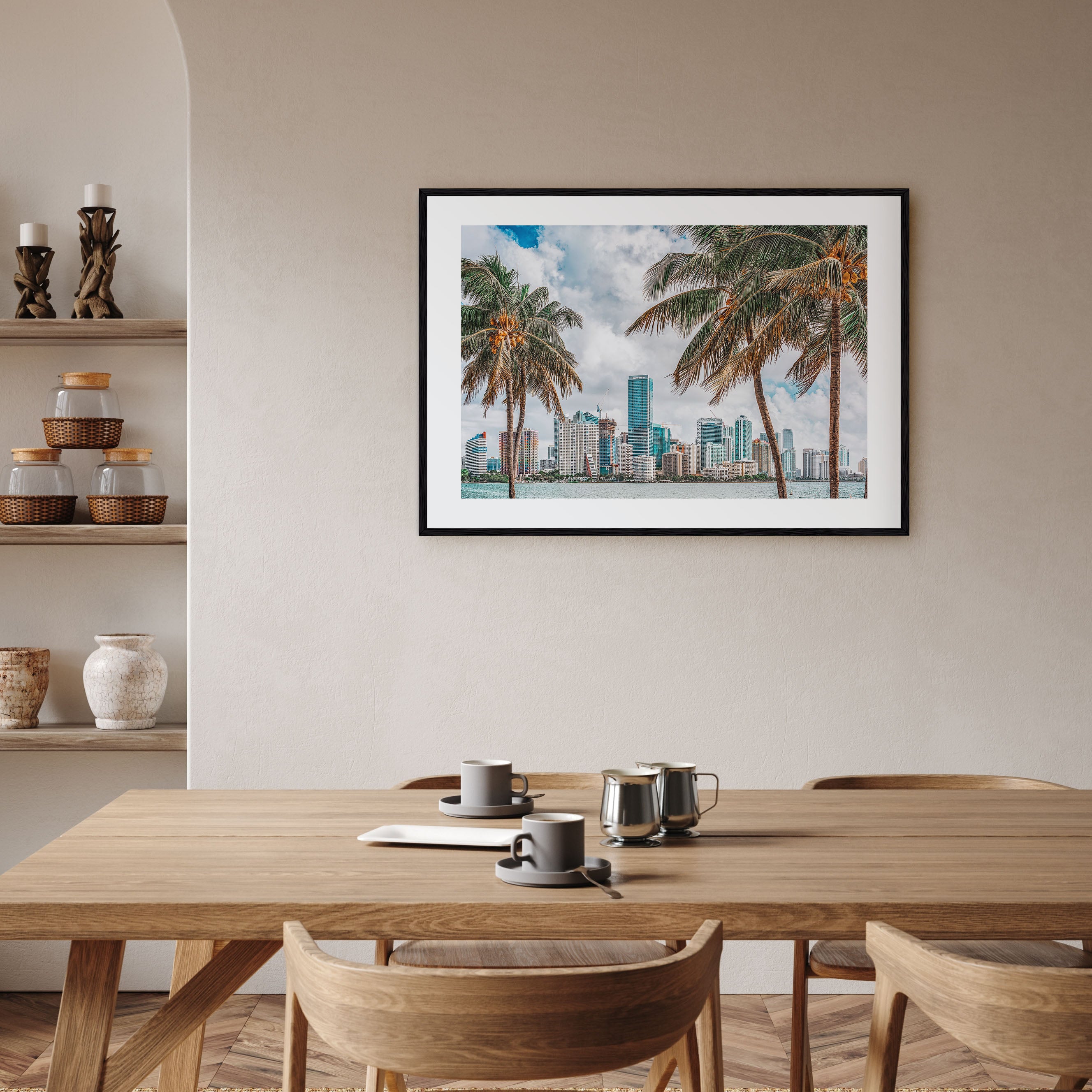 Miami Landscape Color Poster
