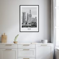 Miami Portrait B&W No 1 Poster