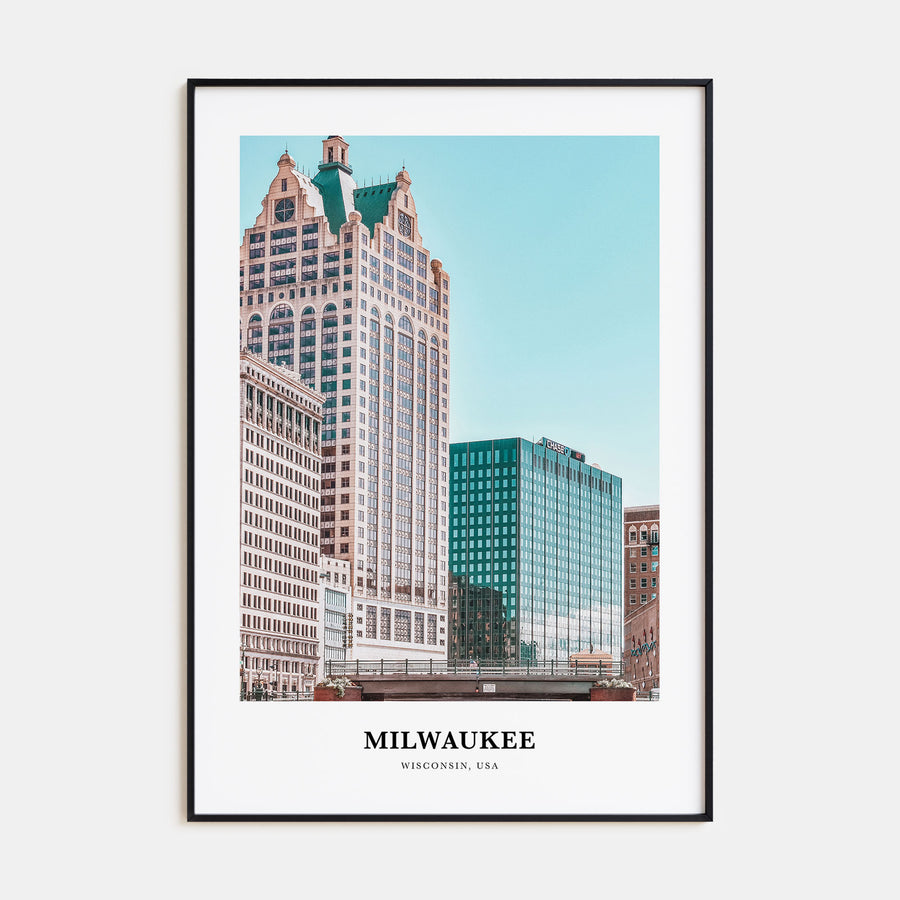 Milwaukee Portrait Color Poster