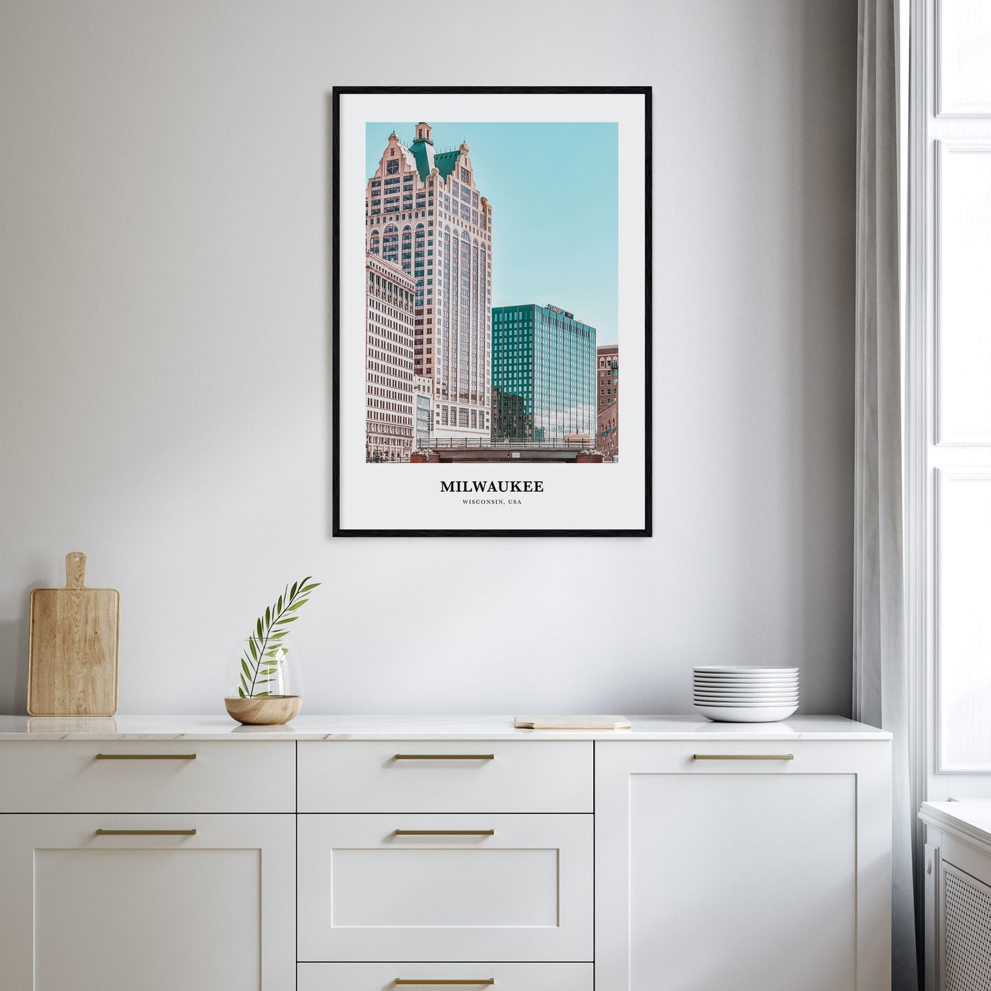 Milwaukee Portrait Color Poster