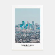 Minneapolis Portrait Color No 1 Poster
