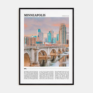 Minneapolis Travel Color No 2 Poster