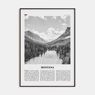 Montana Travel B&W No 1 Poster