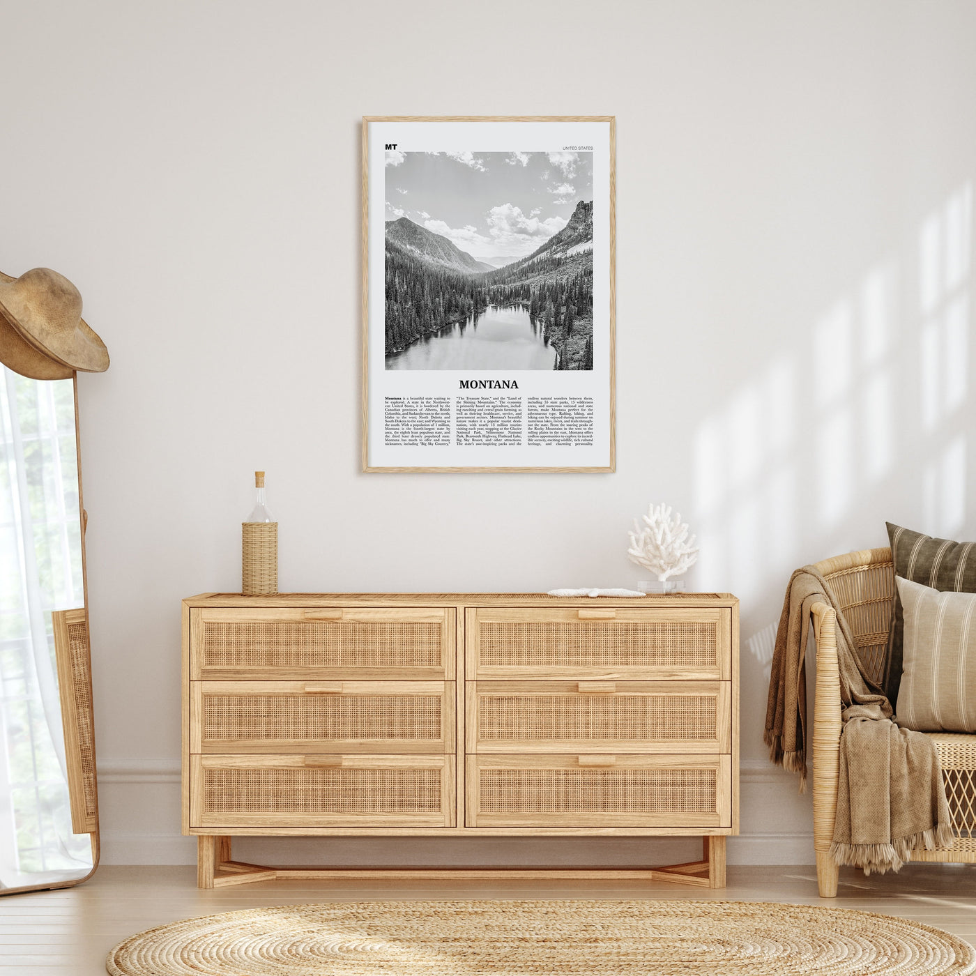 Montana Travel B&W No 1 Poster